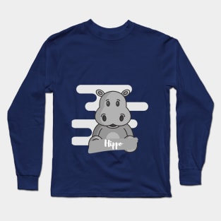 Happy Hippo Long Sleeve T-Shirt